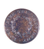 WASHINGTON 1789 INAUGURAL RARE CLOTHING BUTTON.