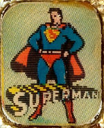 'SUPERMAN ACTION RING' FROM 1966 WITH VARIETY BASE.