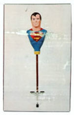 "SUPERMAN SUPER-HOPPER" POGO STICK BOXED.