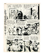 ALEX TOTH "DARBY O'GILL" ORIGINAL COMIC BOOK ART INSCRIBED TO WILLIAM JOSEPH WHITE.