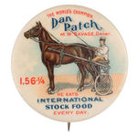 SUPERB "DAN PATCH" RACE HORSE BUTTON.