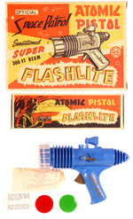 "OFFICIAL SPACE PATROL ATOMIC PISTOL FLASHLITE."