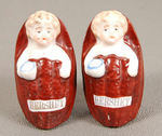 "HERSHEY" SALT & PEPPER SHAKERS.