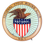 "NATIONAL" BIKE BEAUTIFUL CLUB BUTTON.