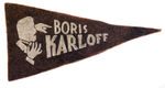 "BORIS KARLOFF" FRANKENSTEIN PENNANT.