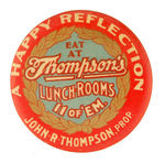 "THOMPSON'S LUNCH ROOM" GRAPHIC MIRROR.