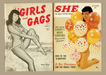 BETTIE PAGE MAGAZINE PAIR.