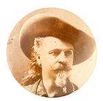 RARE EARLY BUFFALO BILL CODY REAL PHOTO C. 1898.