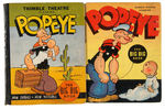 “THIMBLE THEATRE STARRING POPEYE” FIRST AND SECOND PRINTINGS OF SAME BIG BIG BOOK.