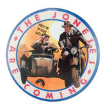 INDIANA JONES THE LAST CRUSADE PROMOTIONAL BUTTON.