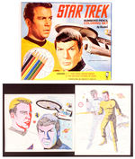 "STAR TREK NUMBERED PENCIL COLORING SET."