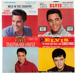 "ELVIS PRESLEY" FILM RELATED RCA VICTOR 45 RPM RECORDS WITH PICTURE SLEEVES.