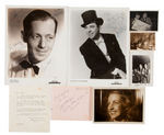 BIG BAND ERA LIFE LONG 220+ PIECE COLLECTION INCLUDING 43 AUTOGRAPHED ITEMS.