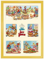 "SILLY SYMPHONY - THE COOKIE CARNIVAL" GOOD HOUSEKEEPING PAGE ORIGINAL ART BY TOM WOOD.