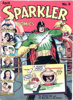 "SPARKER COMICS #9" COMIC BOOK.