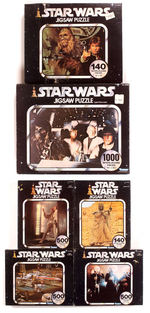 "STAR WARS JIGSAW PUZZLE" LOT.