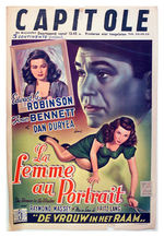 “THE WOMEN IN THE WINDOW” FOREIGN FILM POSTER.