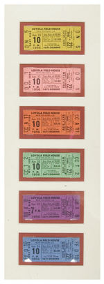 1956 FATS DOMINO ALL-STAR SHOW TICKETS.