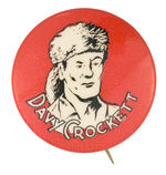 "DAVY CROCKETT" INTENSE RED BUTTON.