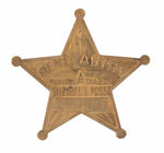 RARE AUTRY "SHERIFF'S POSSE" BADGE.