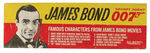 JAMES BOND GILBERT FIGURES DISPLAY SIGN.