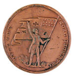 HENRY CLAY 1844 NATIVE AMERICAN PARTY MEDAL.