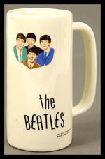 "THE BEATLES" CERAMIC STEIN-LIKE MUG.