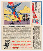 SUPERMAN ADVENTURE CARD COMPLETE W/STAMP.