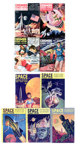 SCIENCE FICTION DIGEST-SIZED PULPS.