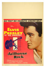 ELVIS PRESLEY "JAILHOUSE ROCK" WINDOW CARD.