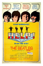 THE BEATLES "HELP!" ONE-SHEET MOVIE POSTER.