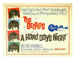 THE BEATLES "A HARD DAY'S NIGHT" HALF-SHEET MOVIE POSTER.