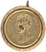 "HENRY CLAY" BRASS SHELL PENDANT DeWITT 1844-46.