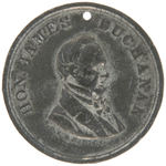 JAMES BUCHANAN SCARCE CAMPAIGN TOKEN DeWITT 1856-7.