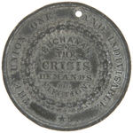 JAMES BUCHANAN SCARCE CAMPAIGN TOKEN DeWITT 1856-7.