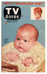 TV GUIDE” FIRST ISSUE FEATURING LUCY’S BABY.