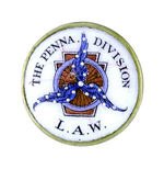 LAW "PENNA. DIVISION" LAPEL STUD BY O'HARA DIAL CO.