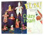 "CRAZY FOAM" TV COMMERCIAL FILM REEL AND PREMIUM BOOKLET.