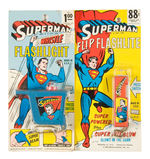 "SUPERMAN" FLASHLIGHT PAIR.