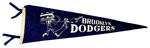 "BROOKLYN DODGERS" FELT PENNANT.