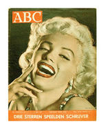 MARILYN MONROE BELGIAN "ABC" MAGAZINE.