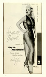 INTIMATE APPAREL CREATED FOR JAYNE MANSFIELD, MARIA STINGER, MARLYN MAHER AND YOU LINGERIE CATALOG.