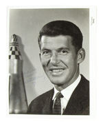 WALLY SCHIRRA SIGNED PHOTO AND TLS ON PROJECT MERCURY LETTERHEAD.