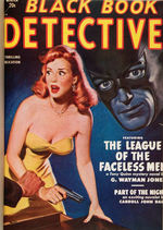 "BLACK BOOK DETECTIVE" HARDCOVER BOUND PULP VOLUME.