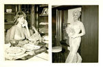 JAYNE MANSFIELD/MICKEY HARGITAY WEDDING NAPKIN AND STILLS.