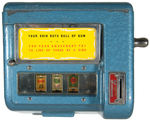 DAVAL “CUB” 1¢ SLOT MACHINE GUMBALL TRADE STIMULATOR.