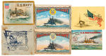 SPANISH AMERICAN WAR “U.S. NAVY” SOUVENIR/PREMIUM FOLDERS/POSTCARDS.