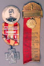 USWV ENCAMPMENT BADGE PAIR.