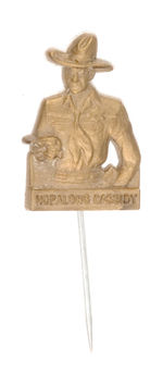 FIRST SEEN "HOPALONG CASSIDY" STICKPIN SWEDISH-MADE.