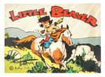 "LITTLE BEAVER" CHILD'S WALLET CARD.